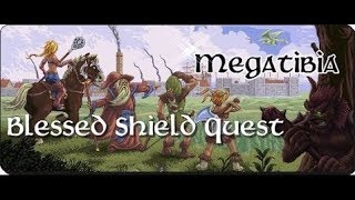 Megatibia Blessed Shield Quest Level 180 [upl. by Darb]