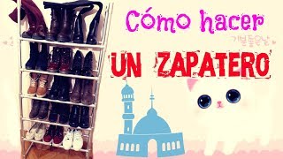 Cómo hacer un zapatero  mueble para zapatos [upl. by Nohtan]