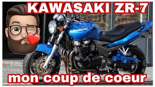 la ZR7 la fiabilité par Kawasaki moto parfaite pour nos permis A2 mais pas seulement [upl. by Eirelam]