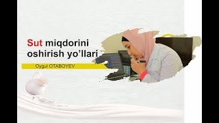 Sut miqdorini hamda kaloriyasini oshirish yollari  sutim kam [upl. by Michon198]