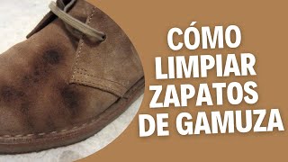 💥CÓMO LIMPIAR ZAPATOS DE GAMUZA ADECUADAMENTE 👞 [upl. by Oshinski]