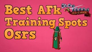 Best Afk training method OSRS [upl. by Sixla]