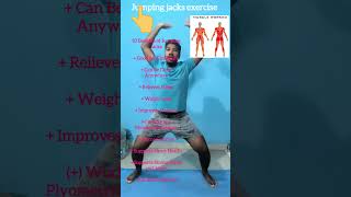 Jumping jacks exercise and benefits 💪 shorts [upl. by Nivak66]