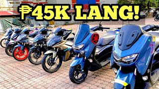 MURANG REPO MOTORCYCLE HALAGANG 45K PINAKA MABABANG PRESYO NG MOTOR [upl. by Obeng]