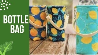 Diy Bottle Bag Holder  Easy Bottle Bag Tutorial  Making Easy Method  Stitching IDeas [upl. by Greenwell]