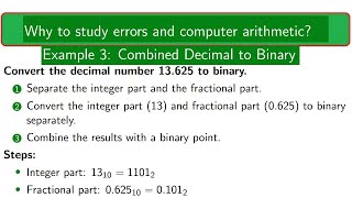 Experts Guide to computer arithmetic in Numerical Analysis [upl. by Sudnac56]