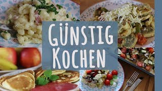 GERICHTE UNTER 3€ Günstige und einfache Rezepte für Studierende  Wirklich Wichtig [upl. by Yznel903]