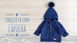 Tejemos chaqueta con capucha  adaptable a otras tallas [upl. by Yehus]