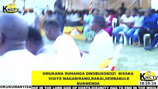 OMUKAMA RUHANGA OWOBUSOBOZI BISAKA VISITS SEMBABULE BUKWENDA RAKAI DISTRICT [upl. by Cormick]