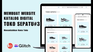 Membuat Website Katalog Digital Toko Sepatu 3 Nama Toko html css javascript umkm FarhanOnlen [upl. by Sirrap]