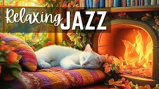 TUESDAY JAZZ Morning Cafe Music  Fall Coffee Shop Ambience with Warm Jazz amp Bossa Nova Music 🍂 [upl. by Ellahcim]