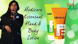 Modicare  Essensual Hand amp Body Lotion  Review by Team Zealots Kalpana Jain [upl. by Leahcym]