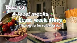 Alevel Mock Exam Week  Realistic Routines amp Healthy Studying [upl. by Killian944]