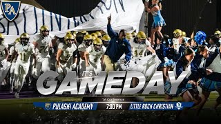 Football HarBer vs Pulaski Academy [upl. by Anwahsad545]