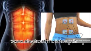 Placement et Position Electrode Compex pour les Abdominaux sur ElectrostimulateurCH [upl. by Marola]