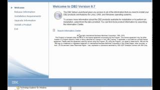 Installing DB2 on Windows XP [upl. by Burnett]