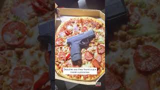 Gun Found Inside Pizza Box During Traffic Stop Cops shorts [upl. by Chryste681]