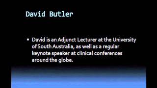 An interview with David Butler  Neurodynamics amp Neuroscience [upl. by Lovell]