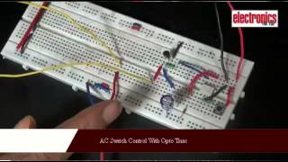 AC Switch Control With Opto Triac Electronics For You DIY Project [upl. by Budge]