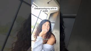 Embarrassing my wife in public couple marriedlife [upl. by Alleiram138]