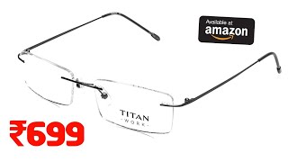 Titan Rimless Glasses Frame  Best Lightweight Glasses  Om Talk Channel [upl. by Sevart]