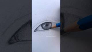 Easiest Eye Drawing Tutorial 👁️😱 shorts [upl. by Meesaw816]