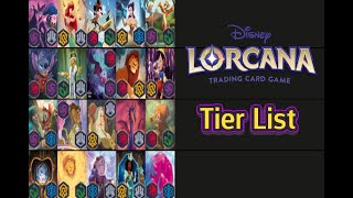 Lorcanas BEST DECKS  Ranking 20 Decks Disney Lorcana Tier List Can your deck win [upl. by Naiviv669]