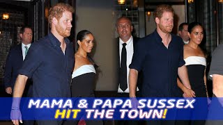 🥘 Mama amp Papa Sussex hit the town 🍷🗽🇺🇸 [upl. by France]