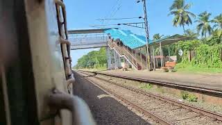 105  kmph skip of payyoli station by 16160 Mangaluru Central Tambaram express [upl. by Artapoelc]