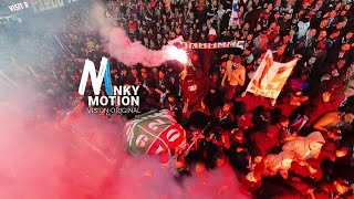 DRONE 4K Les 15 ans des Ultras de Paris quotLa KSoce Teamquot au Parc des Princes [upl. by Eissel]