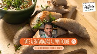 Les astuces en cuisine  la pâte à empanadas au vin rouge du chef Norbert Tarayre [upl. by Shawn]