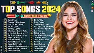 Selena Gomez Rihanna Taylor Swift The Weeknd Ed Sheeran Justin Bieber Bruno Mars🌈Top Hits 2024 [upl. by Ffirahs514]