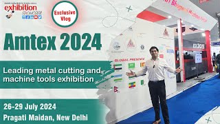 Amtex 2024  North Indias biggest exhibition on metal cutting and machine tools industry [upl. by Akeihsat]