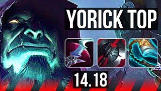 YORICK vs TAHM KENCH TOP  7211 41k DMG  EUW Master  1418 [upl. by Januarius]