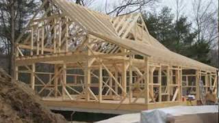 Barn raising at Norwell MA Day 2 [upl. by Hait619]