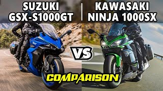 2022 GSXS1000GT vs Ninja 1000SX Comparison  Suzuki gsx s1000gt vs Kawasaki Z 1000SX [upl. by Haleelahk644]