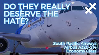 Roblox  South Pacific Airways  Airbus A320214  Economy Class [upl. by Noma]