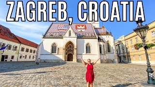 TRAVEL Vlog Visiting ZAGREB CROATIA [upl. by Siramad145]