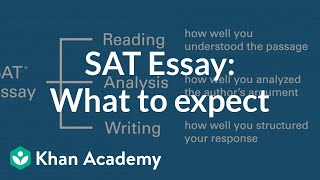 About the SAT Essay What to expect  SAT Tips amp Strategies  SAT  Khan Academy [upl. by Euqinommod]