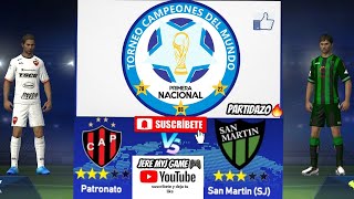 patronato vs San MartinSJPrimera NacionalPartidazo🔥 [upl. by Kcirddec72]