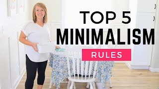 My 5 Favorite Minimalism Rules [upl. by Dulcine]