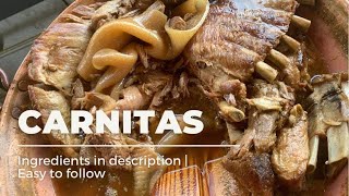 Carnitas 🔥🔥estilo Michoacan🔥🔥Receta súper sencilla [upl. by Sharai]