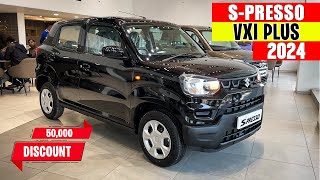 Maruti SPresso Vxi Plus Top Model🔥2024 सिर्फ़ 550 लाख😎 [upl. by Tlihcox]