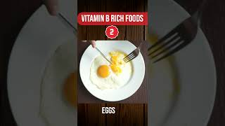 Benefits of Vitamin B Rich Foods B1 B2 B12 amp B6 Deficiency Foods Healthcrafters [upl. by Towrey]