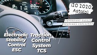 Traction Control in i20 2020 astao 12 MT explained  ESC  TCS  HAC  Safety features in i20 [upl. by Attennek]