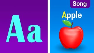 ABC Phonic Song  Toddler Learning Video Songs A for Apple Nursery Rhymes Alphabet Song for kids [upl. by Notfa]