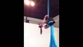 Aerial silks Elsie drop [upl. by Negris536]