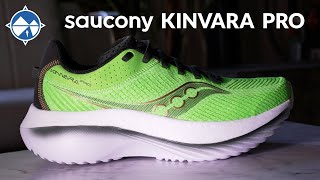 Saucony Kinvara Pro First Look  A Carbon Plated Kinvara for 2023 [upl. by Ahseinod]