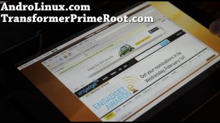 How to Install Ubuntu Linux on Transformer Prime Android Tablet [upl. by Einnaffit]