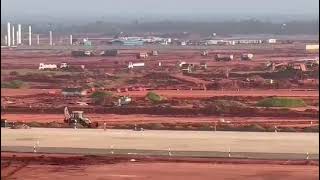 BHOGAPURAM INTERNATIONAL AIRPORT WORK PROGRESS 8824 [upl. by Nnylhsa407]